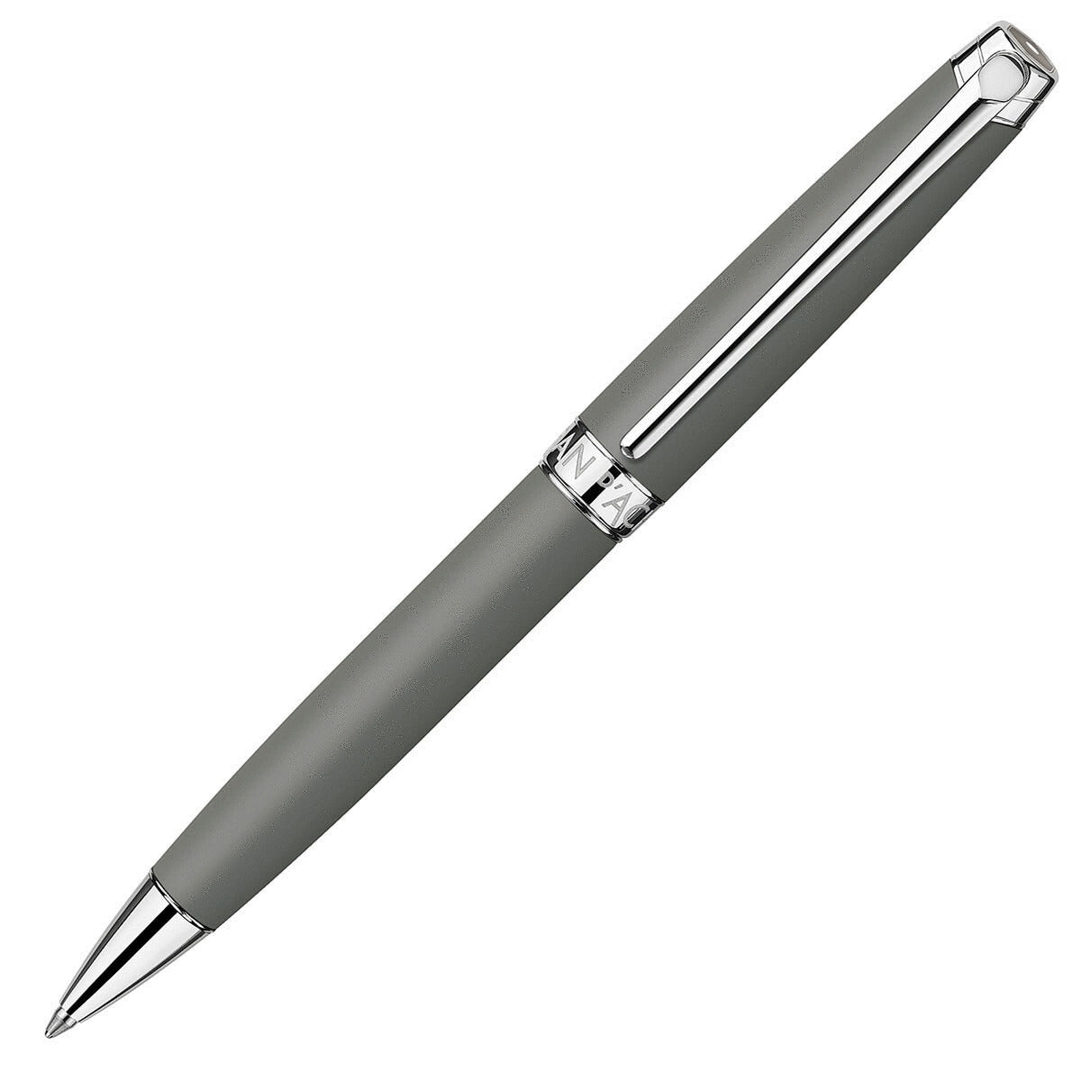 Caran d'Ache Leman Matte Grey Ballpoint Pen | 4789.405 | Pen Place
