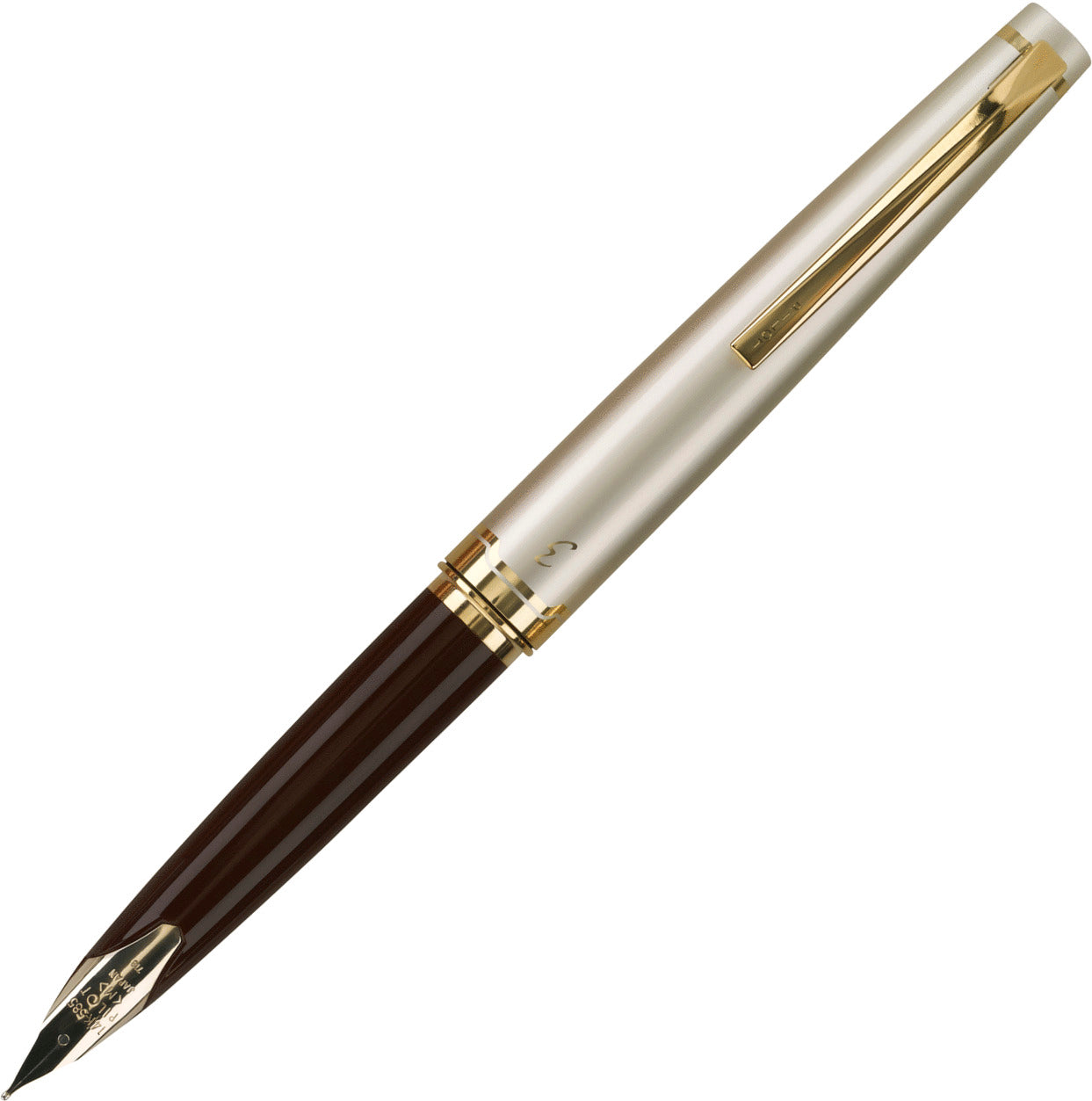 Pilot E95s Burgundy and Ivory Fountain Pen