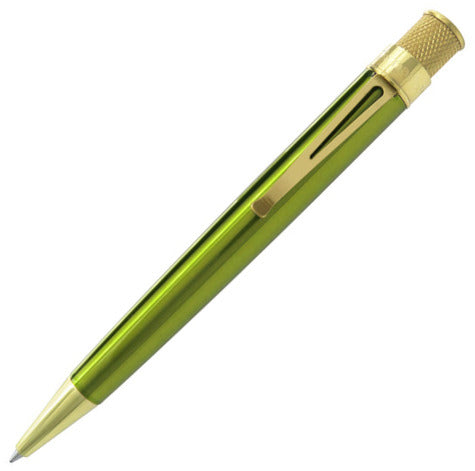 Retro 1951 Tornado Classic Brass Kiwi Rollerball Pen | Pen Place