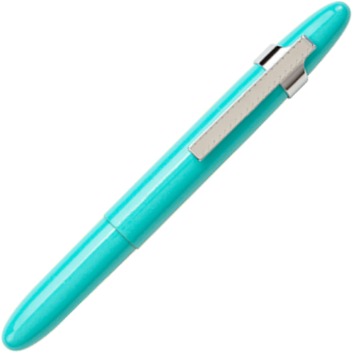 Fisher Tahitian Blue with clip | 400TBLCL | Pen Place