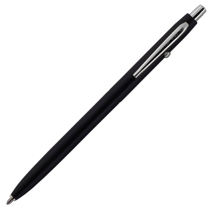 Fisher Matte Black Shuttle Space Pen with Chrome accents | CH4BC | Pen Place Since 1968