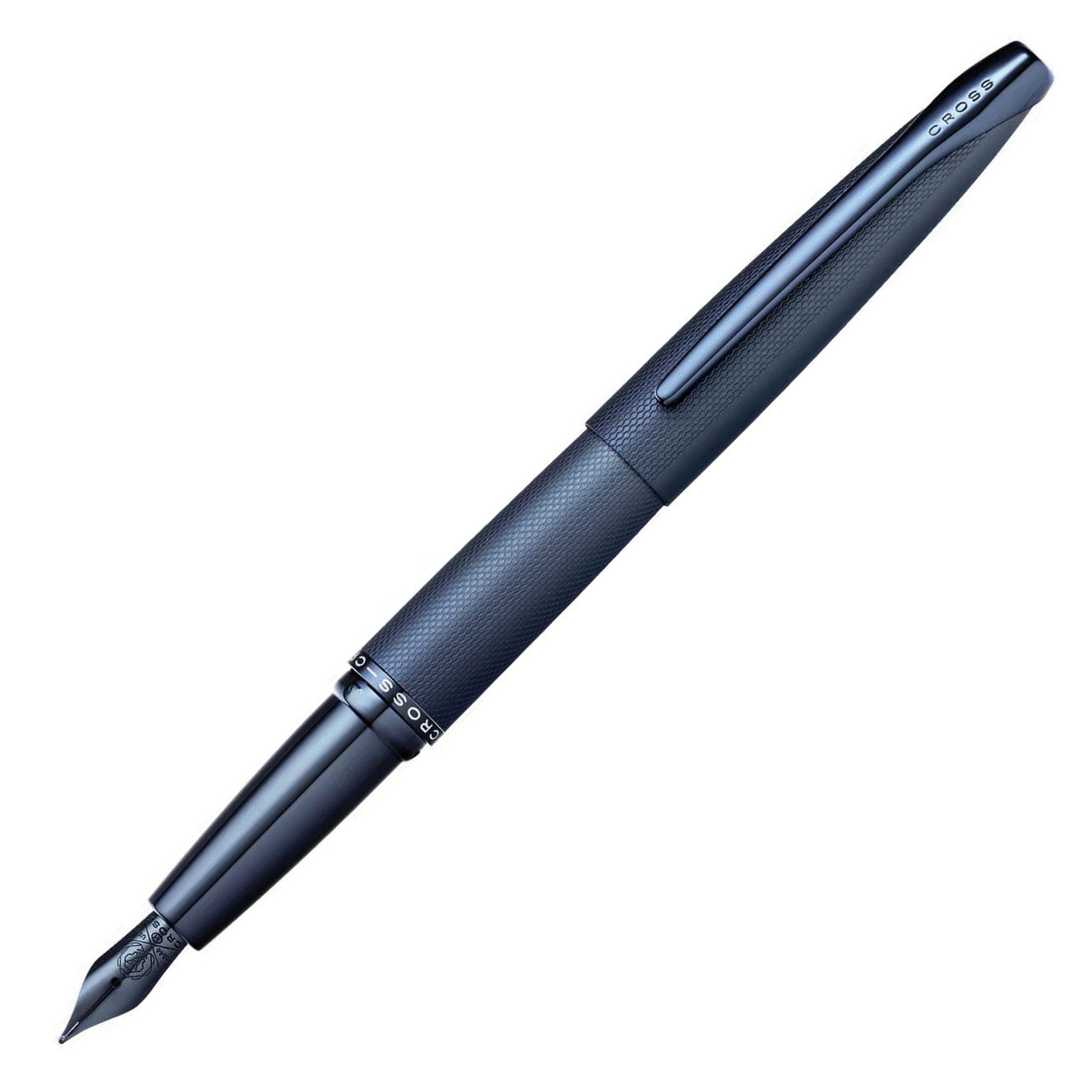 Cross ATX Sandblasted Dark Blue Fountain Pen | Pen Place