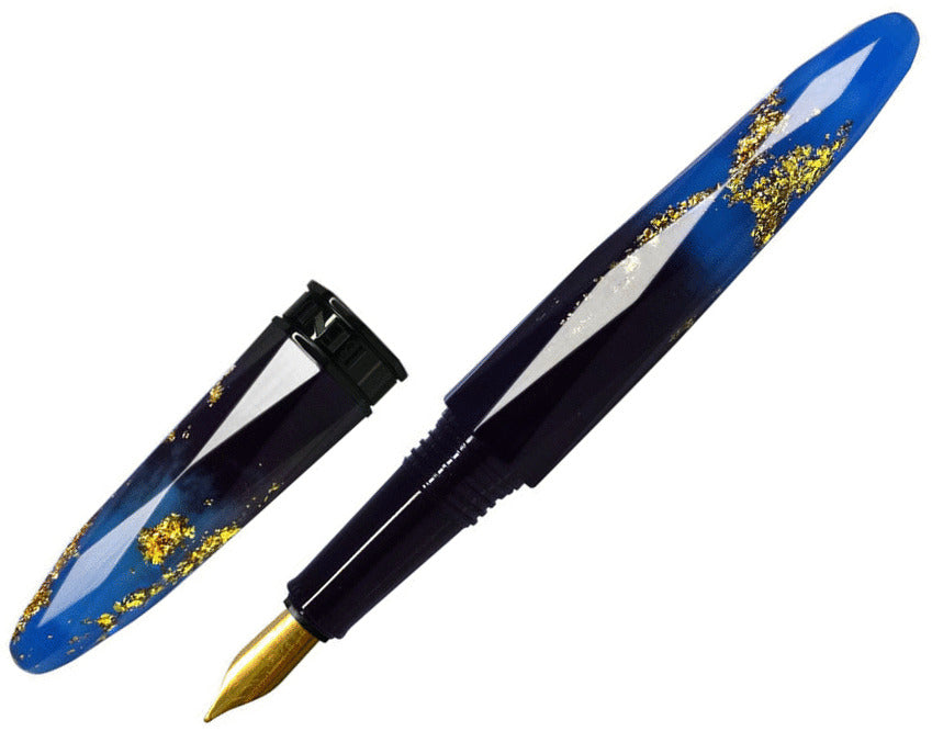 Benu Briolette Luminous Sapphire Fountain Pen | Pen Store | Pen Place