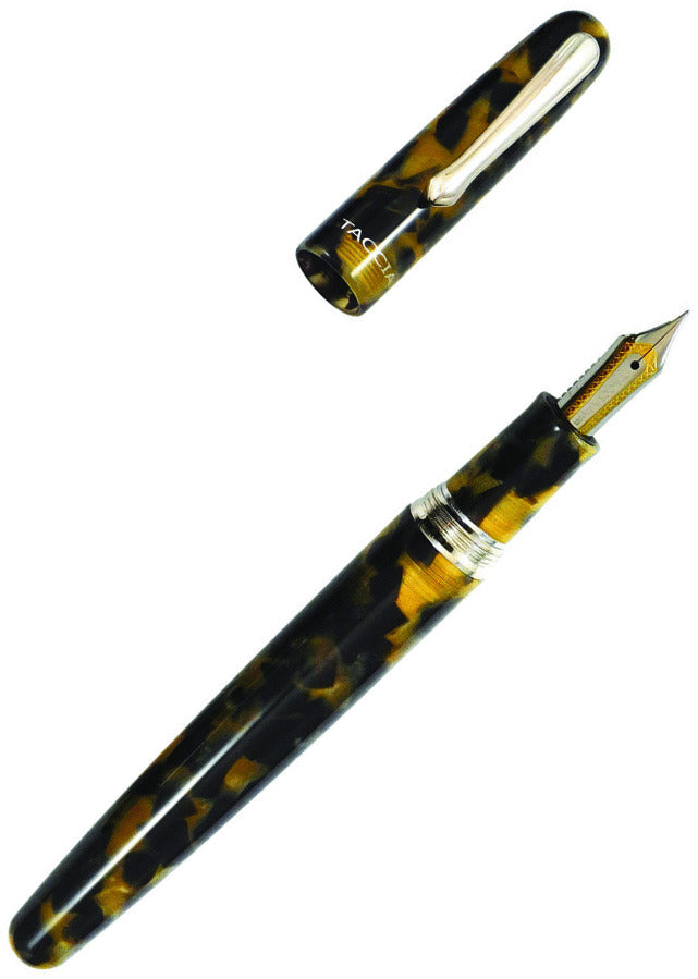 Taccia Spectrum Mosaic Umber Steel Nib Fountain Pen | Pen Place