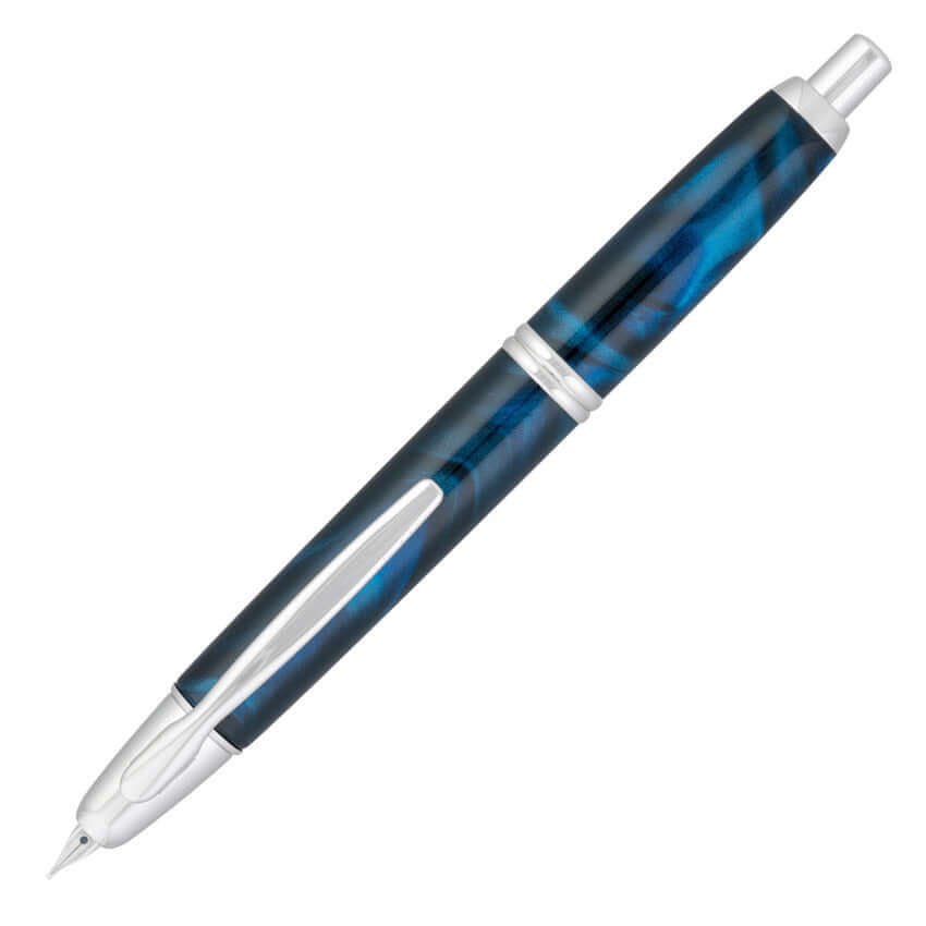 Pilot Vanishing Point SE Marble Blue Fountain Pen