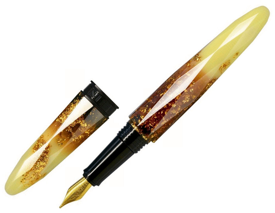 Benu Briolette Luminous Amber Fountain Pen | Pen Store | Pen Place