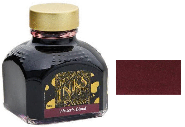 Diamine Bottled Ink 80ml Writer's Blood | Pen Store | Pen Place Since 1968