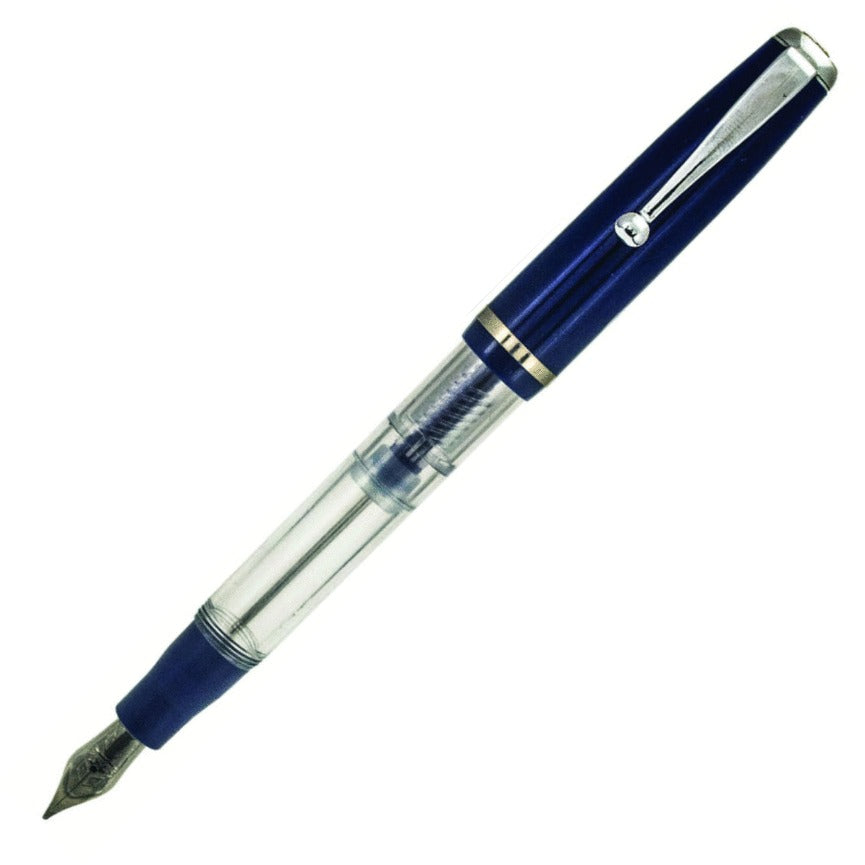 Stipula Splash V-Flex Piston Blue Fountain Pen | ST49501 | Pen Place