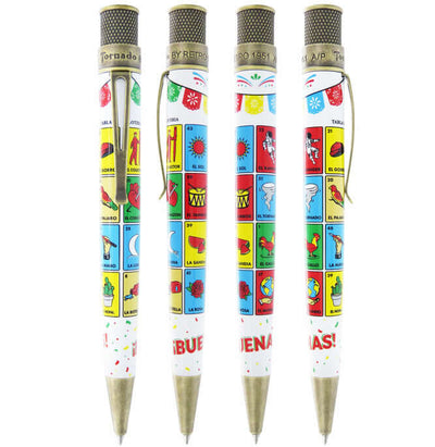 Retro 1951 Tornado Poppers Loteria Rollerball Pen