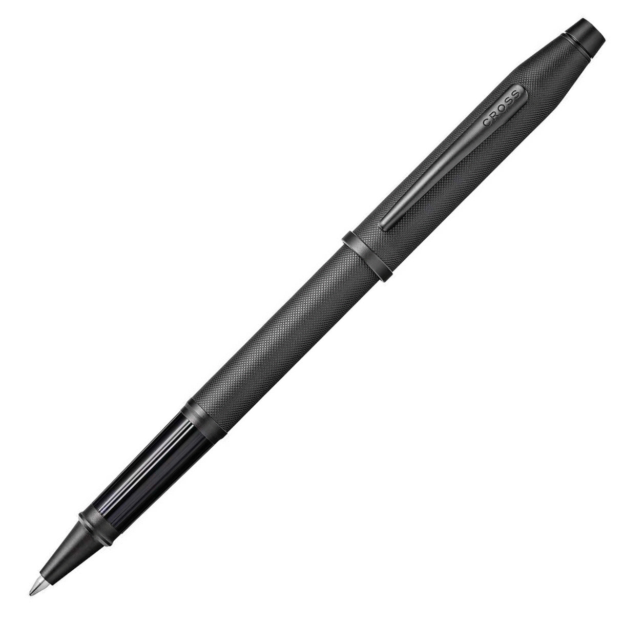 Cross Century II Black Micro Knurl Rollerball Pen | Pen Place