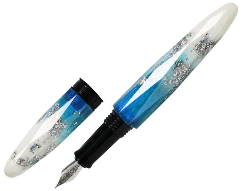 Benu Briolette Luminous Snowy Peak Fountain Pen | Pen Store | Pen Place