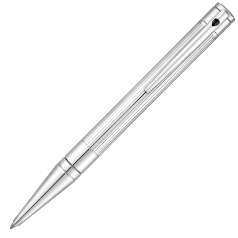 ST Dupont D-Initial Chrome Ballpoint Pen | 265201 | Pen Place