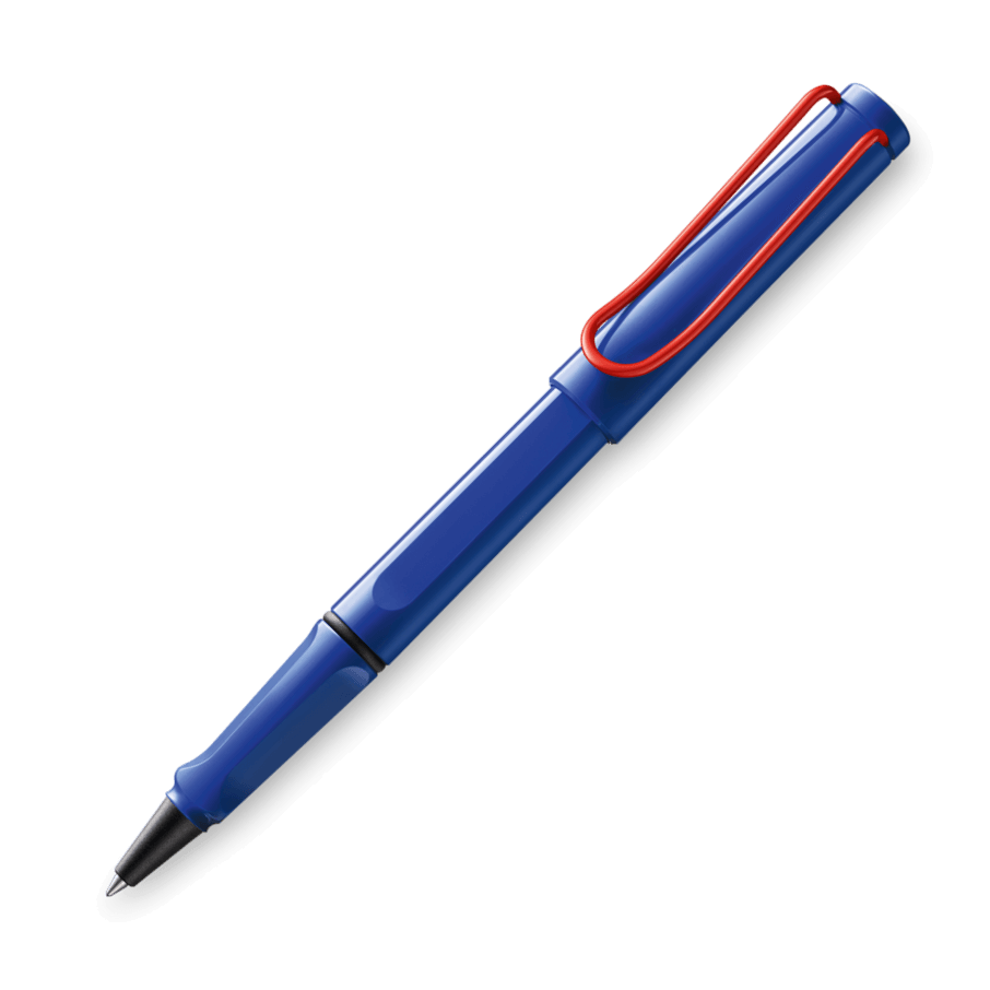 Lamy Safari Blue & Red Rollerball Pen
