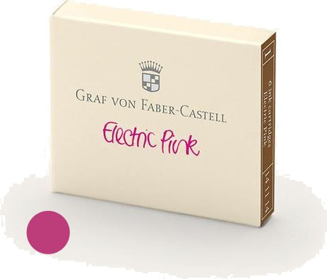Refill Faber-Castell Electric Pink Ink Cartridges | 141114 | Pen Place
