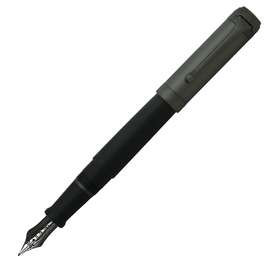 Aurora Talentum Full Black Ruthenium Cap Fountain Pen | Pen Store | Pen Place