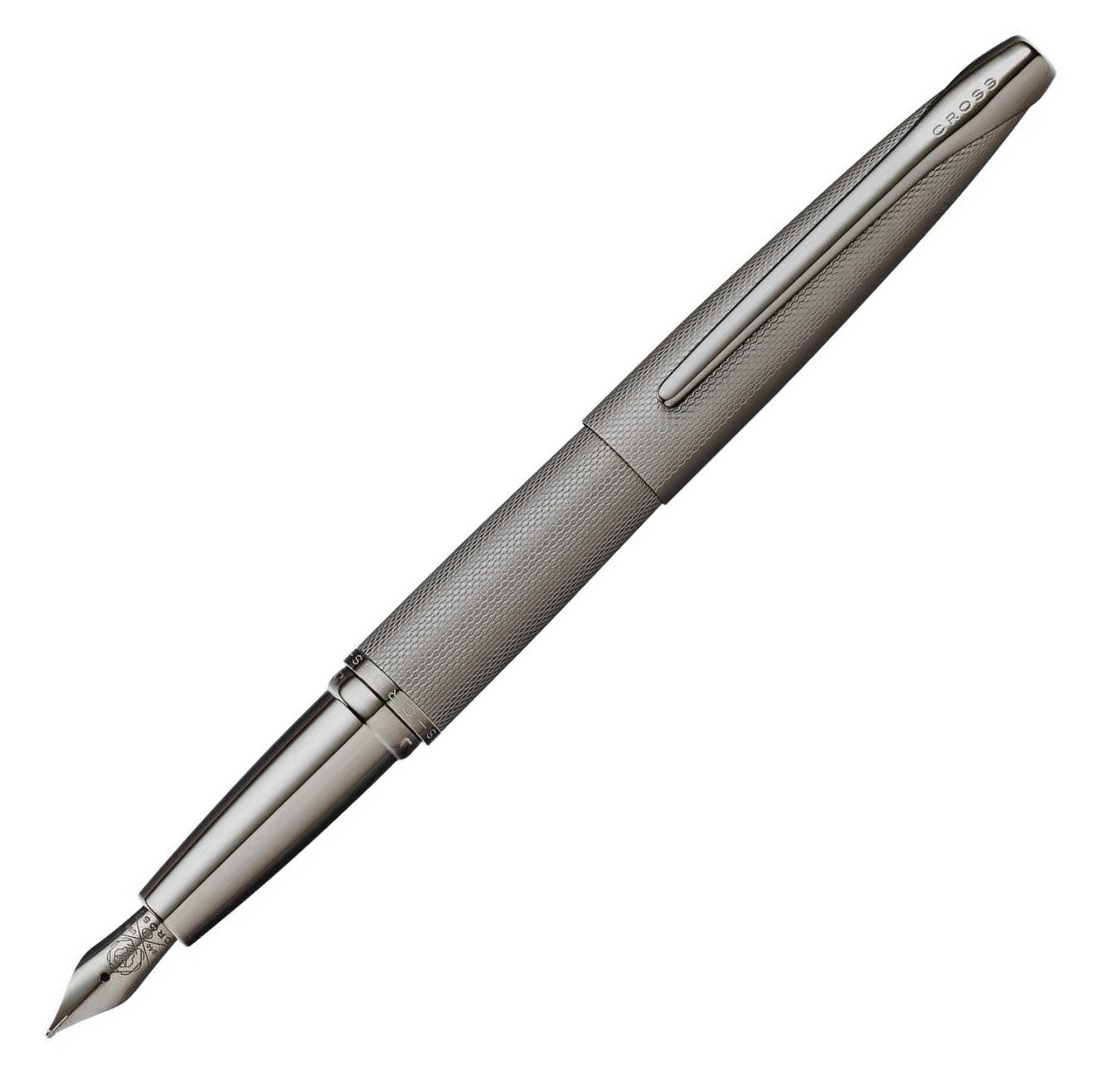 Cross ATX Sandblasted Titanium Gray Fountain Pen | Pen Place