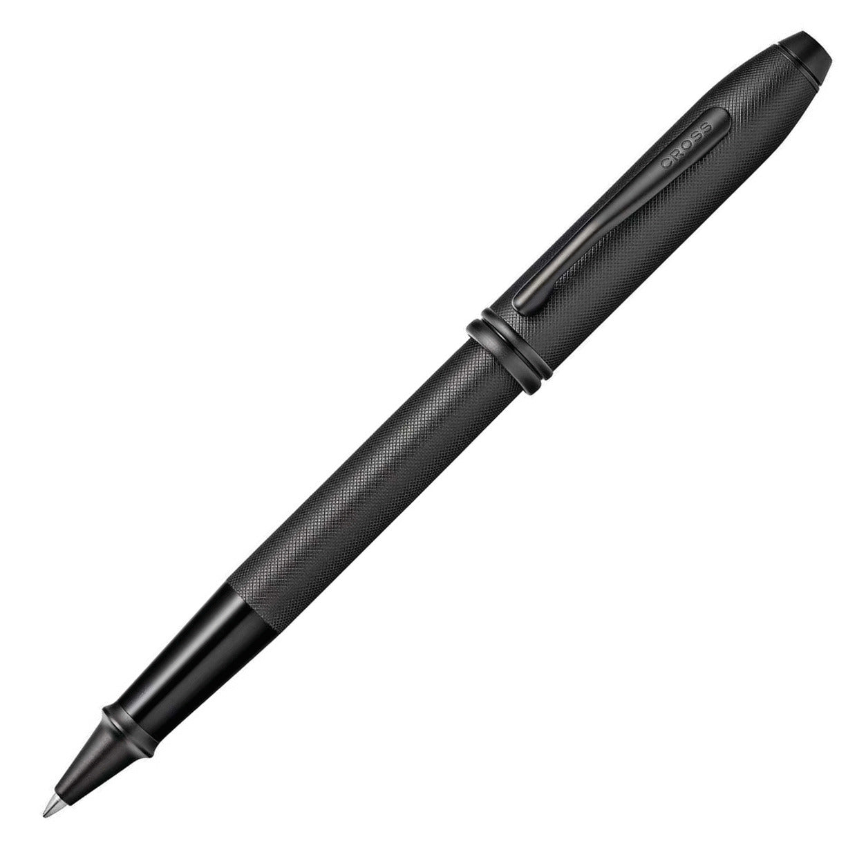Cross Townsend Black Micro Knurl Rollerball Pen | Pen Store | Pen Place