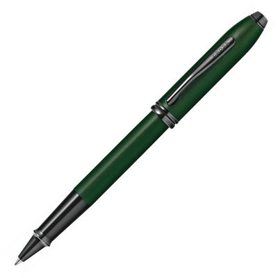 Cross Townsend Midnight Green Micro Knurl Rollerball Pen | Pen Store | Pen Place