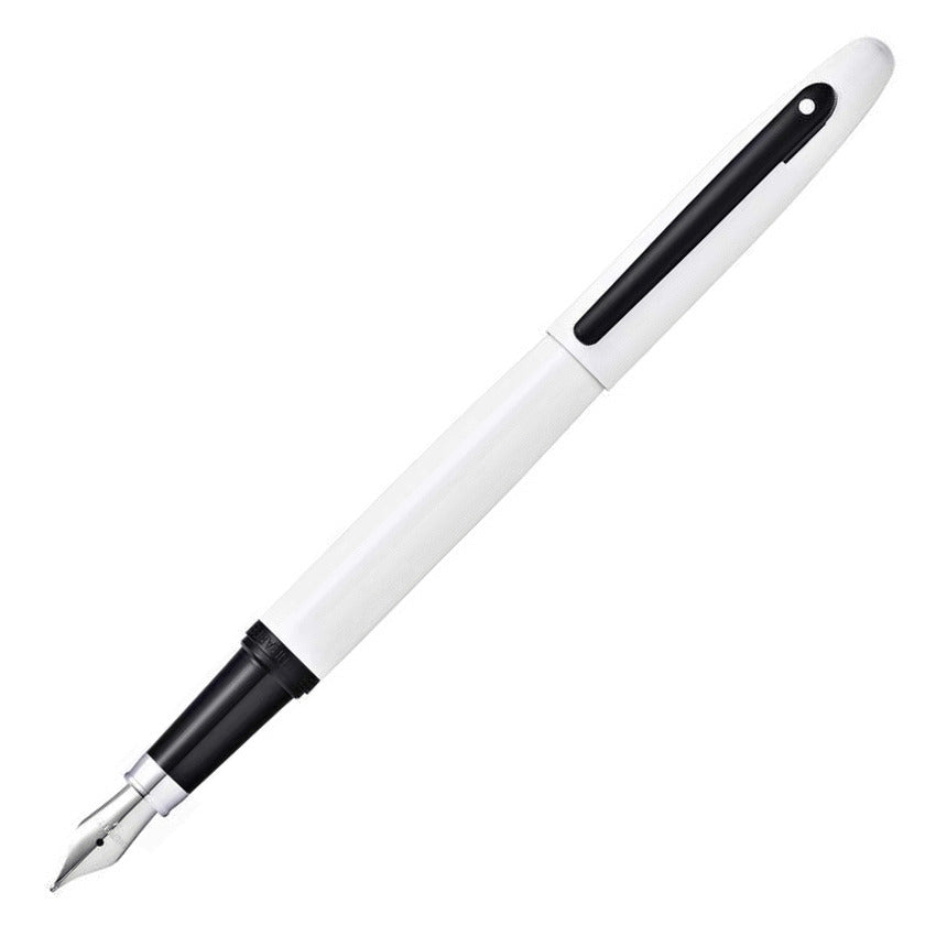 Sheaffer VFM White Lacquer Fountain Pen | Pen Store | Pen Place