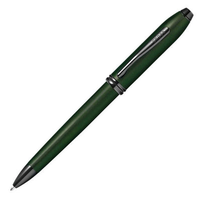 Cross Townsend Midnight Green Micro Knurl Ballpoint Pen | Pen Place