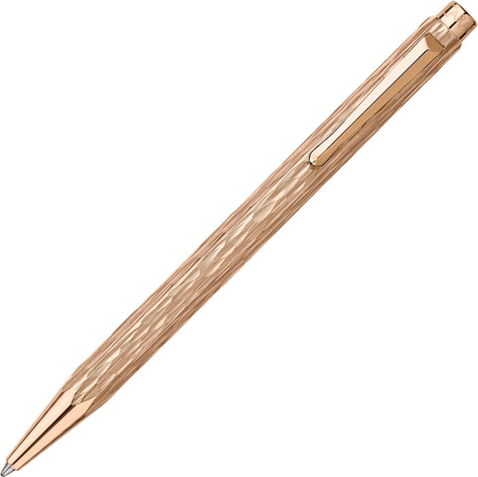Caran d'Ache Ecridor Venetian Set Rose Gold Ballpoint Pen and Leather