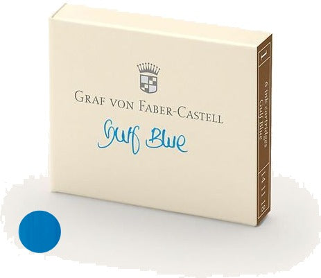 Refill Faber-Castell Gulf Blue Ink Cartridges | 141118 | Pen Place