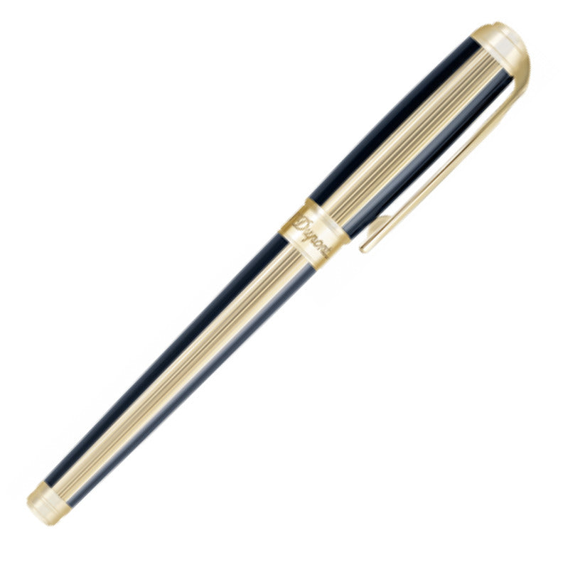 ST Dupont Line D Windsor Blue & Gold Rollerball Pen | Pen Place