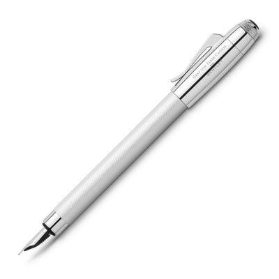 Graf von Faber-Castell Bentley White Satin Fountain Pen | 141800 | Pen Place