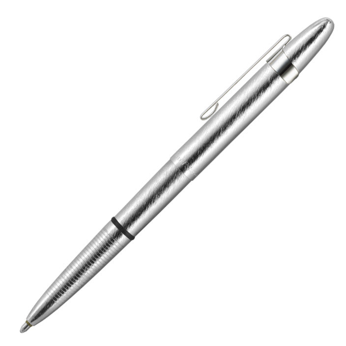 Fisher Brushed Chrome with clip | 400BRCCL | Pen Place Since 1968