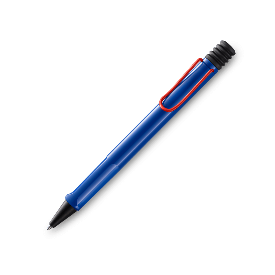 Lamy Safari Blue & Red Ballpoint Pen