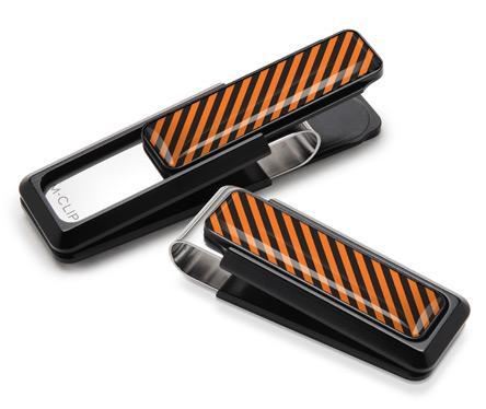 M-Clip Black UV2 w/Black & Orange Money Clip | UV2-BKA-BKOR | Pen Place
