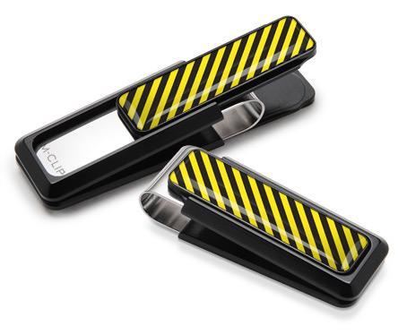 M-Clip Black UV2 w/Black & Yellow Money Clip | UV2-BKA-BKYL | Pen Place