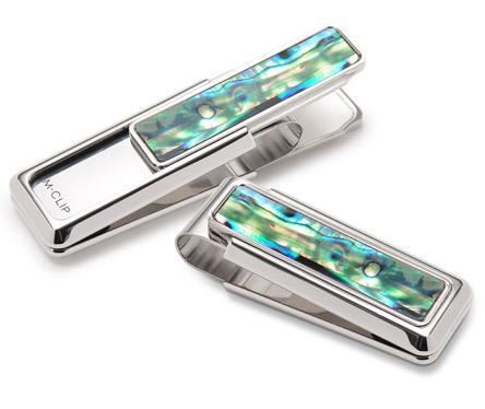 M-Clip Green Abalone Money Clip | MP-PRP-GNAB | Pen Place