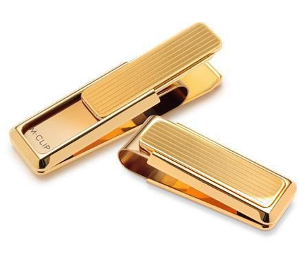 M-Clip New Yorker Gold Channeled Slide Money Clip | NY-GLD-0000 | Pen Place