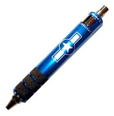 Michael's Fat Boy World War II Blue Hellcat Gel Rollerball | 00604 | Pen Place