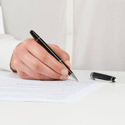 Montblanc Meisterstück Platinum-Coated Classique Rollerball Pen | 2865 | Pen Place