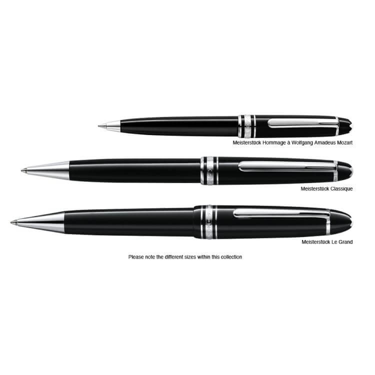 Montblanc Meisterstück Platinum Line Hommage à W.A. Ballpoint Pen (small size) | Pen Place | Pen Store Since 1968