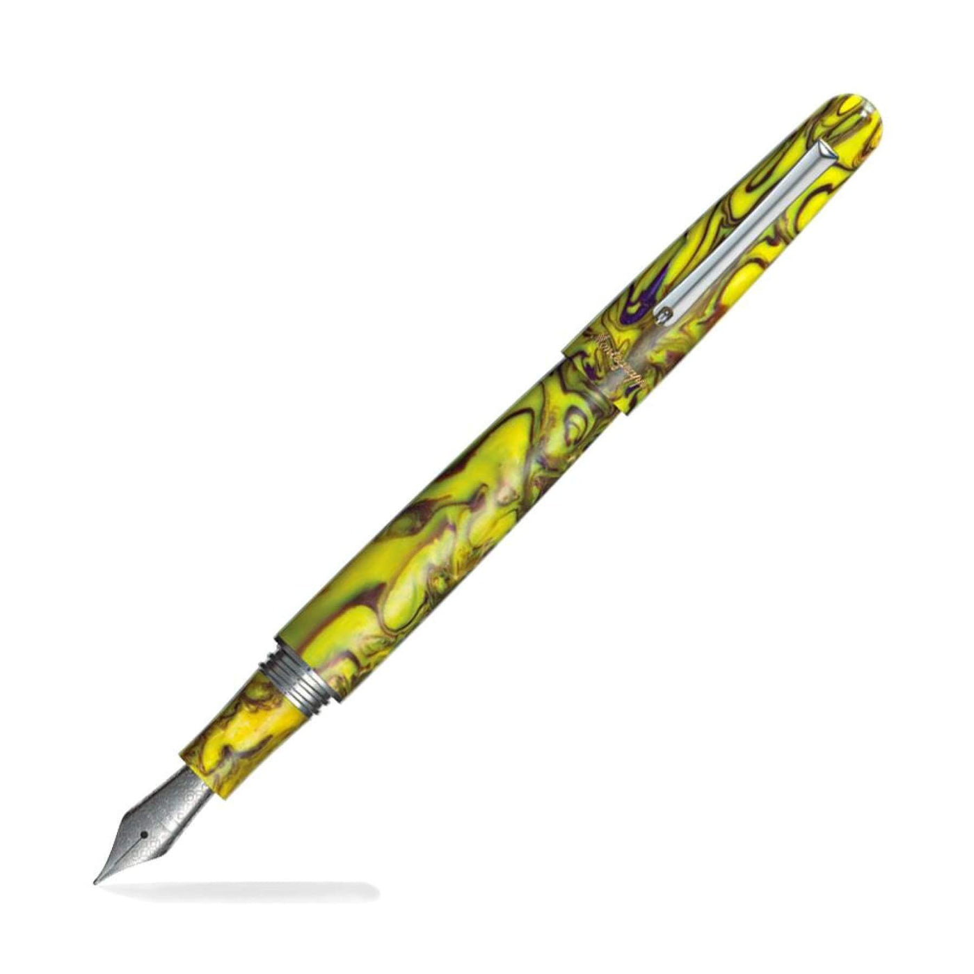 Montegrappa Elmo Summer Bloom Iris Yellow Fountain Pen