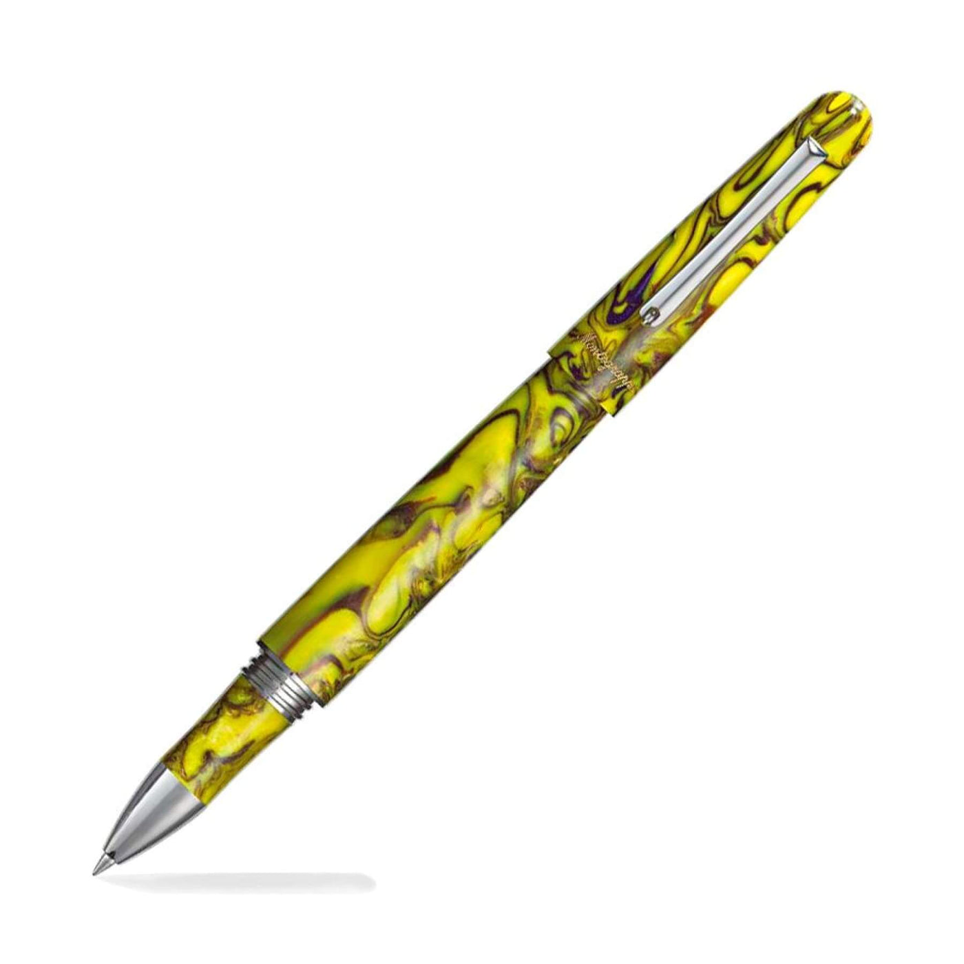 Montegrappa Elmo Summer Bloom Iris Yellow Rollerball Pen