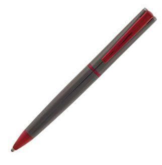 Monteverde Impressa Gun Metal Red Ballpoint Pen | MV29875 | Pen Place