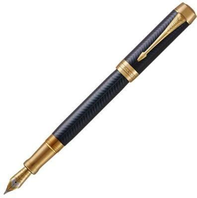 Parker Duofold Prestige Blue Chevron GT Centennial Fountain Pen | 1931370 | Pen Place