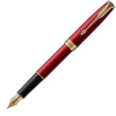 Parker Sonnet Red Lacquer GT Fountain Pen | 1931474 | Pen Place