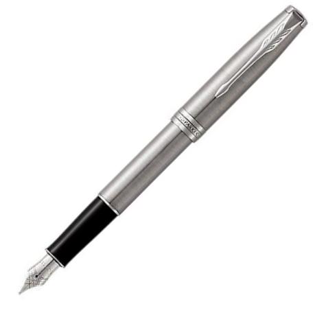 Parker Sonnet Stainless Steel CT Fountain Pen | 1931510 | Pen Place