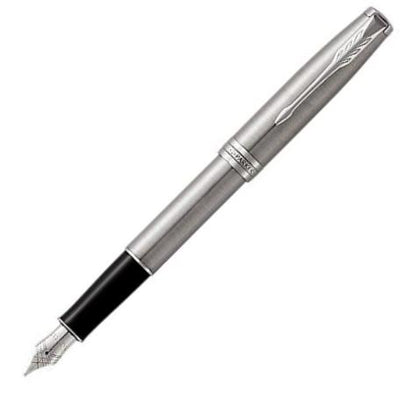 Parker Sonnet Stainless Steel CT Fountain Pen | 1931510 | Pen Place