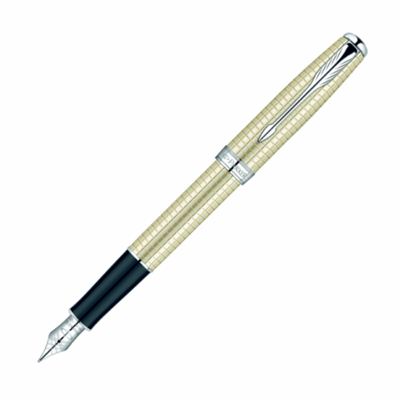 Parker Sonnet Sterling Sterling Cisele Fountain Pen | S0912500 | Pen Place