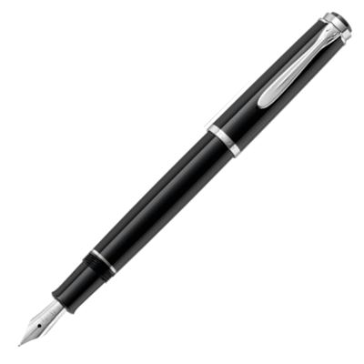 Pelikan Classic 205 Black Silver Cartridge Fountain Pen | 930859GB | Pen Place