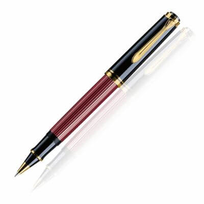 Pelikan Souveran 400 Red/Black Rollerball Pen | 905521 | Pen Place