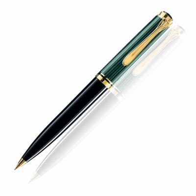 Pelikan Souveran 600 Green/Black Ballpoint Pen | 980086 | Pen Place