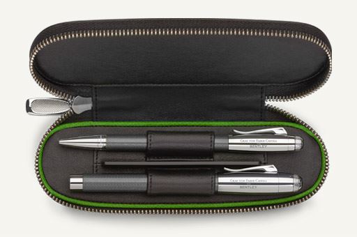 Graf von Faber-Castell Bentley Leather Case for 2 pens | 141817 | Pen Place