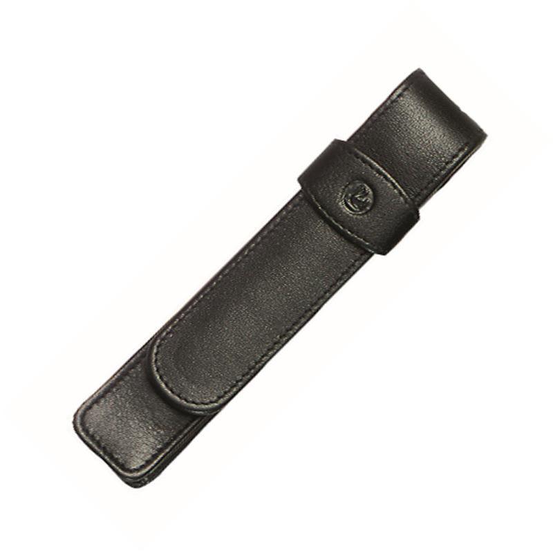 Pelikan Pen Case - Black Leather for 1 Pen | 923409 | Pen Place